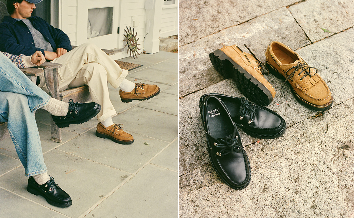 G.H. Bass and Corridor Update the Boat Shoe, Moc for Fall