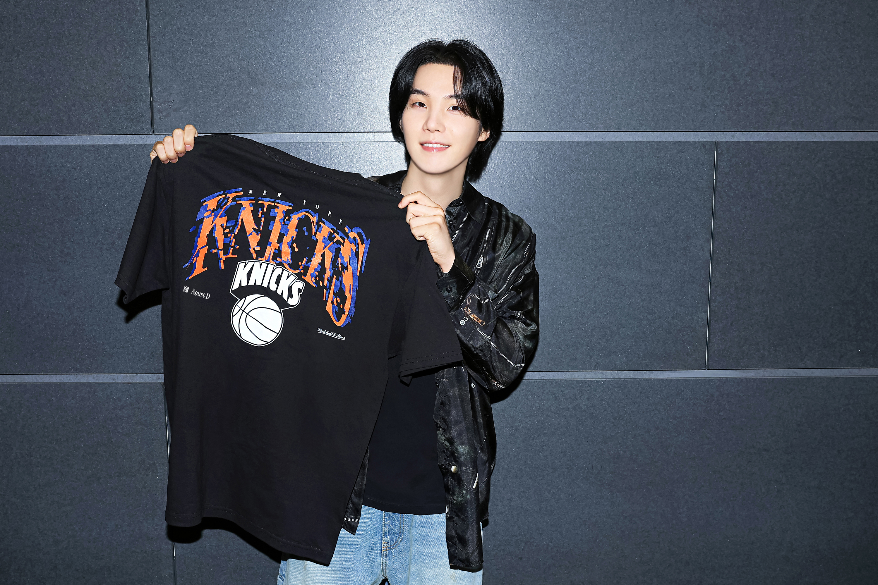 BTS' Suga Teams With Mitchell & Ness on NBA Fashion Collection