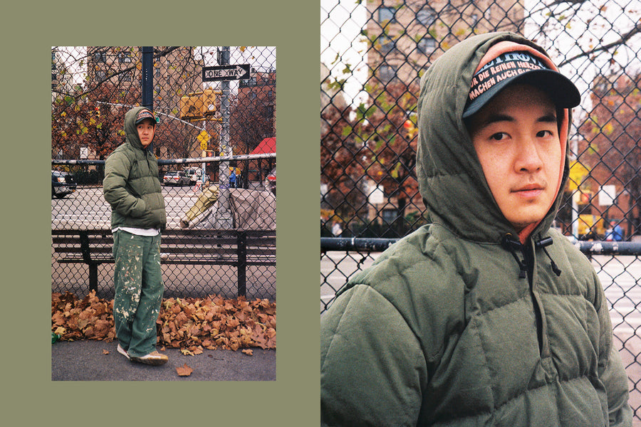 Crescent Down Works for 3sixteen Pullover.