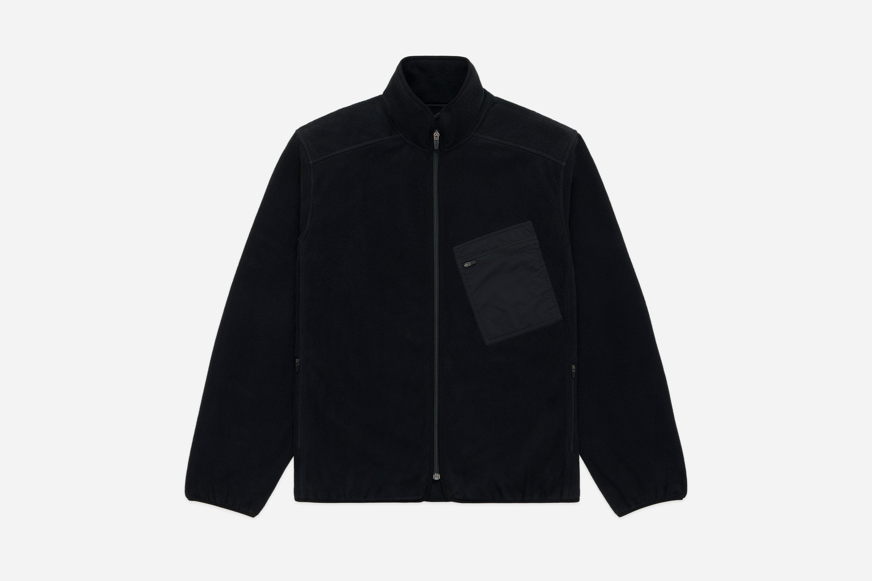 Summit Fleece Jacket ~ Black – 3sixteen