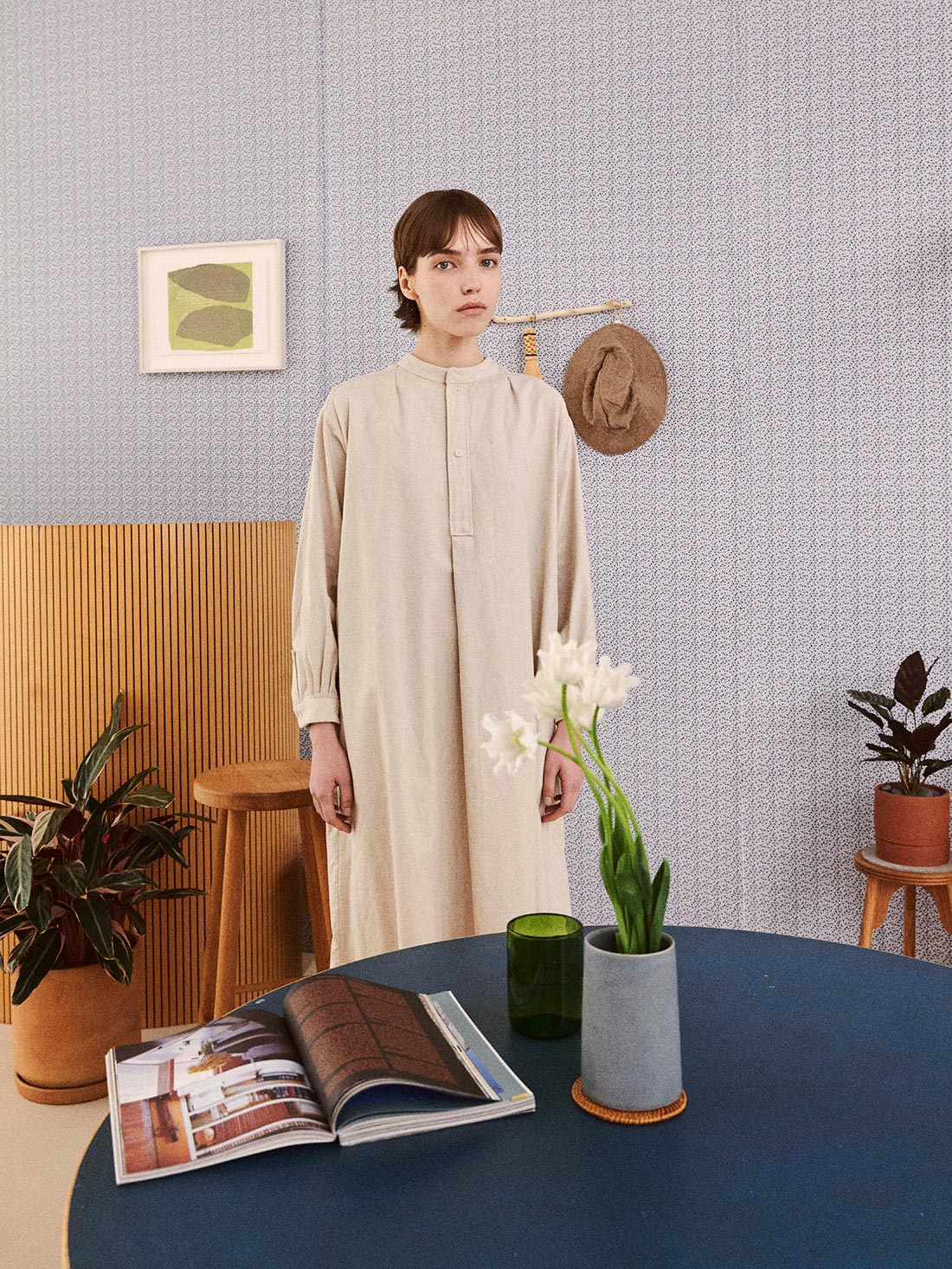 ロングスモックドレス | LDKWARE UNIFORM 2023SS