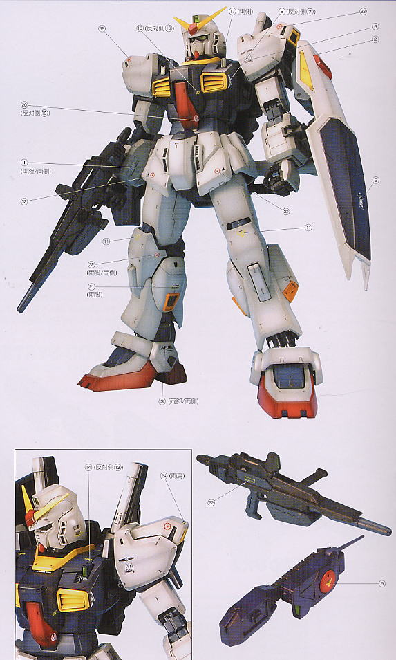 未組立て PG 1/60 RX-178 ガンダムMk-II (エゥーゴカラー)