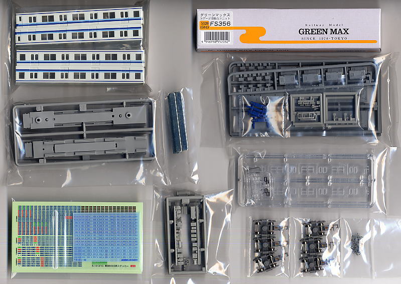 東武 8000系 新前面 4輛編成トータルセット (動力付き) (基本・4両