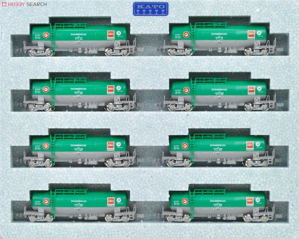 タキ1000 日本石油輸送色 ENEOS (エコレールマーク付) (8両セット