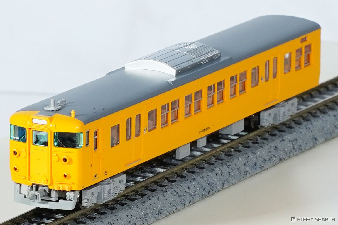 115系3000番代+3500番代 濃黄色 クーラー交換車 4両セット (4両セット
