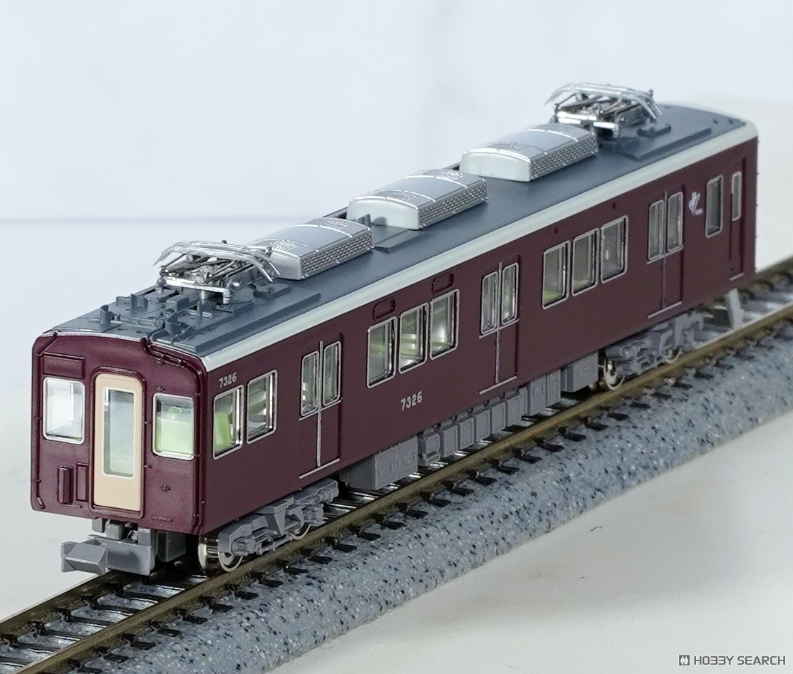 阪急7300系 (京都線・7326編成) 増結用先頭車2両セット (動力無し