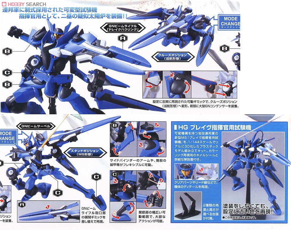 ブレイヴ指揮官用試験機 (HG) (ガンプラ) - ホビーサーチ ガンプラ他
