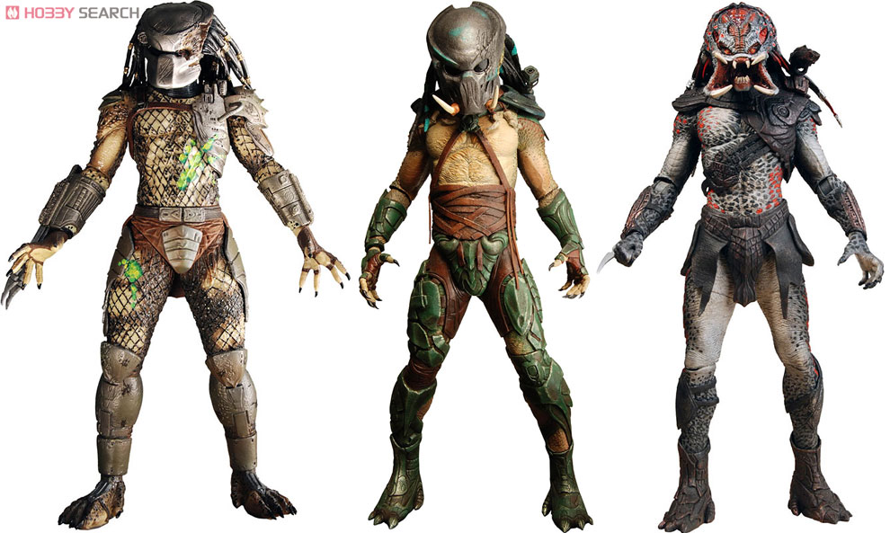 プレデターズ 7インチ アクションフィギュア シリーズ 2: 3種アソート