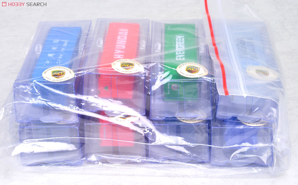 40フィートコンテナ ノーマルVer. 8個セット (鉄道模型) - ホビー