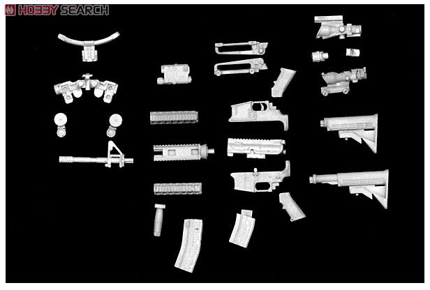 1/12 Little Armory (LA001) M4A1タイプ (組み立てキット) (プラモデル