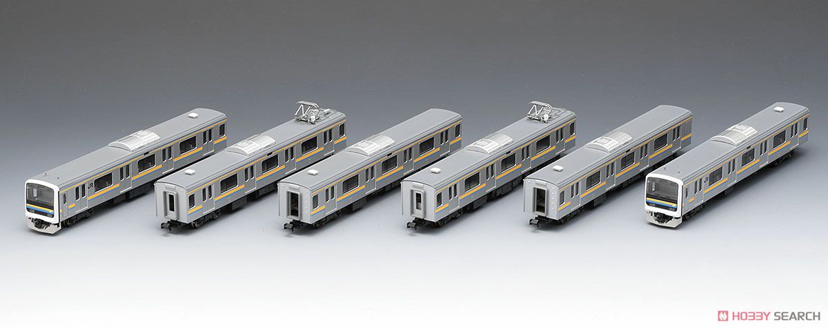 JR 209-2100系 通勤電車 (房総色・6両編成) セット (6両セット) (鉄道