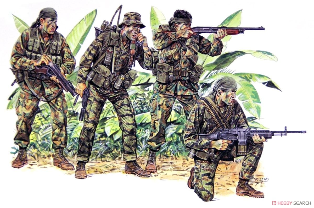 ベトナム戦争 アメリカ海軍 特殊部隊 シール SEAL (プラモデル