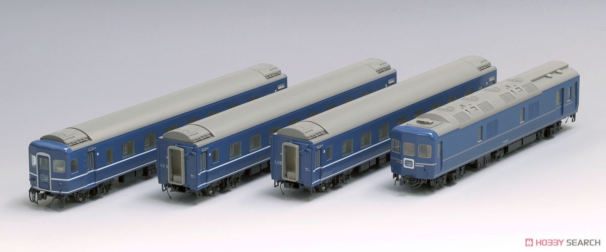 HOゲージ 寝台特急24系25型 4両 真鍮製キット組み立て品 未走行 HO