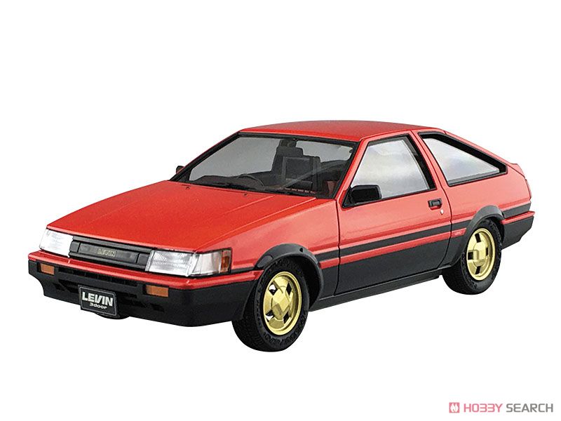 トヨタ AE86 レビン `84 (レッド/ブラック) (プラモデル) - ホビー