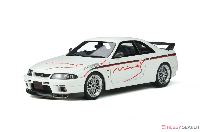 日産 スカイライン GT-R (BCNR33) マインズ (ホワイト) (ミニカー