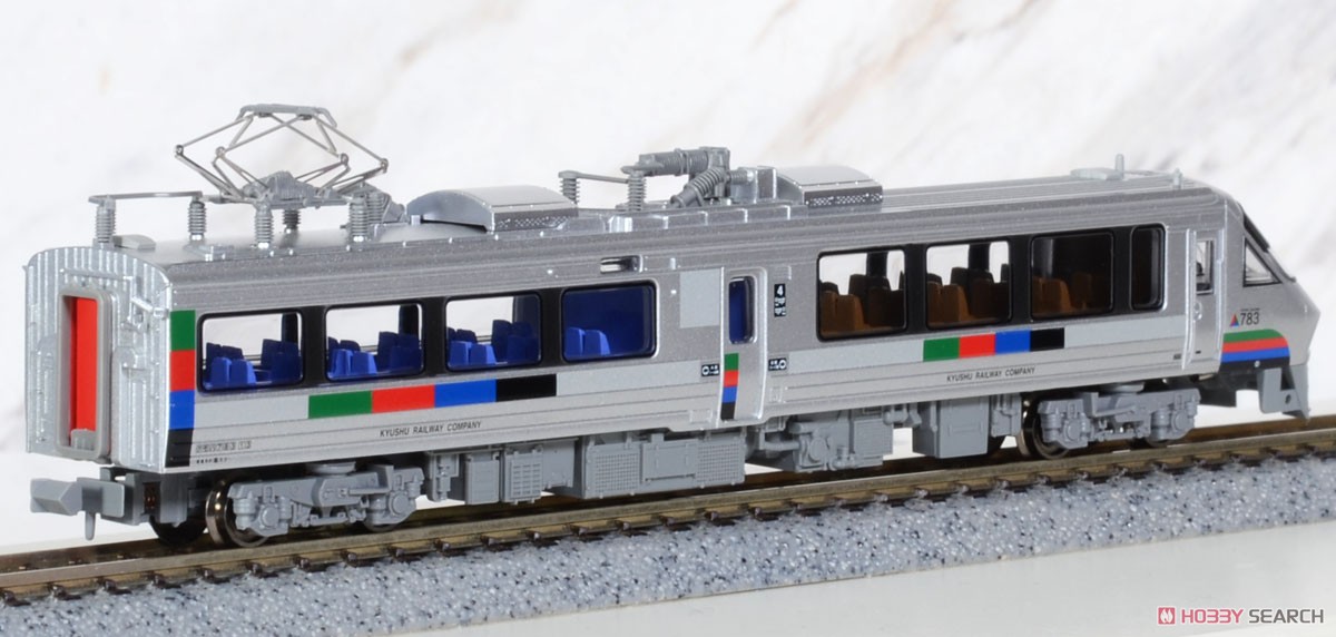 783系 特急にちりん CM33編成 ハイパーサルーン色 スカート拡大 4両