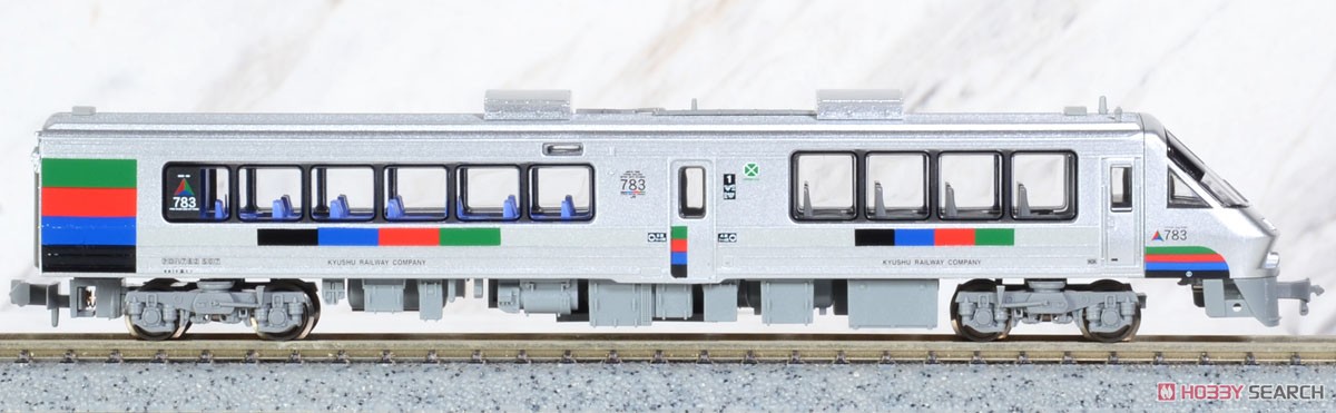 783系 特急にちりん CM33編成 ハイパーサルーン色 スカート拡大 4両