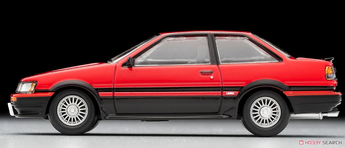 TLV-N304a トヨタ カローラレビン 2ドア GT-APEX 85年式 (赤/黒