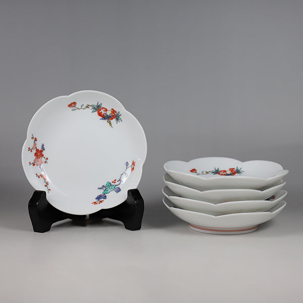 柿右衛門窯 錦花実文皿（五客組） – ギャラリー一番館オンラインショップ