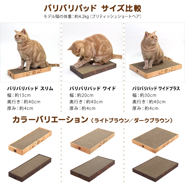 猫壱 バリバリパッド ワイドプラス ( バリバリパッド ) - 猫専門店ゴロ
