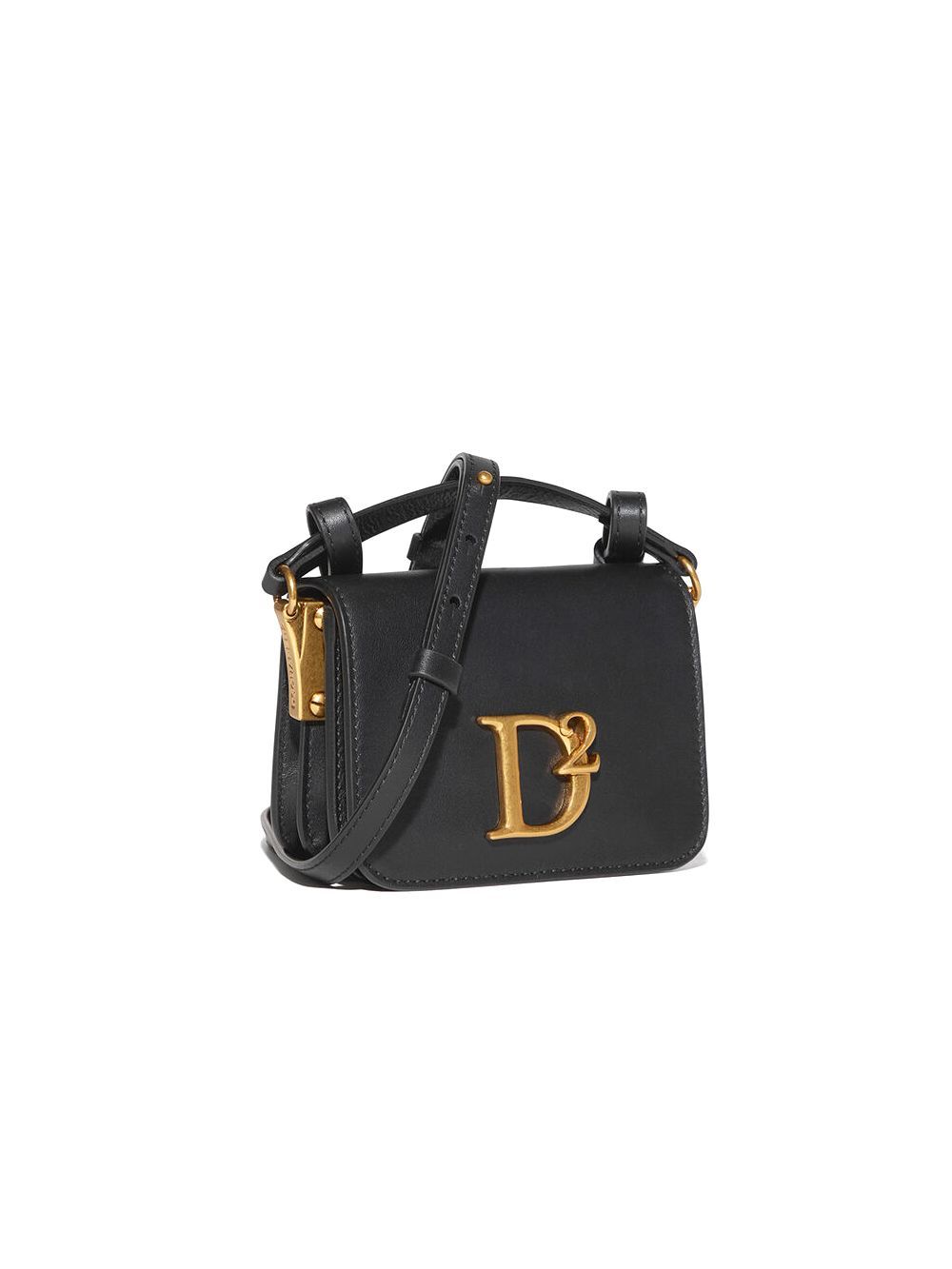 Dsquared2 - D2 STATEMENT CROSSBODY ロゴ レザー ミニ ショルダー