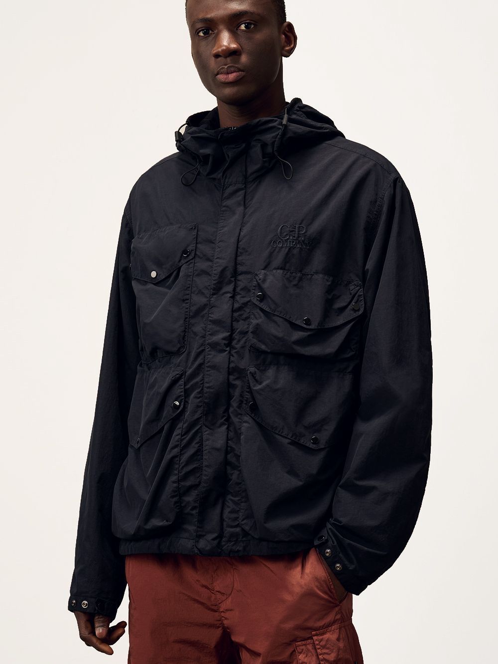 C.P. COMPANY - FLATT NYLON GOGGLE JACKET ジップアップ フード付き