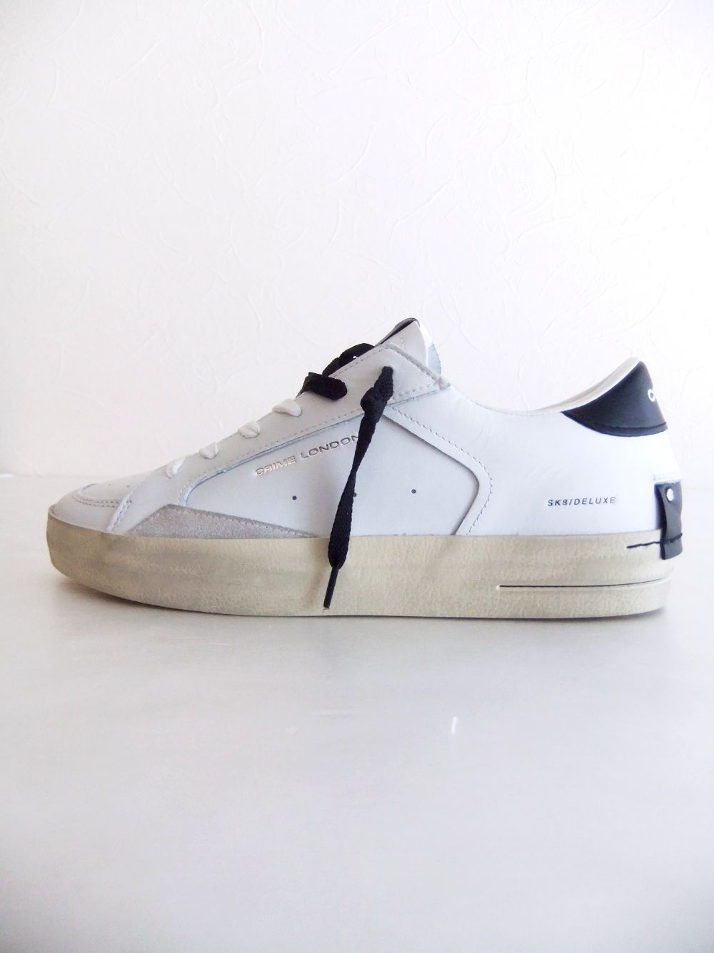 CRIME LONDON - 【MENS】 SK8 DELUXE レザースニーカー (ブラック