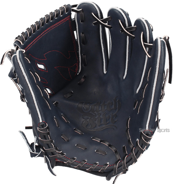 野球 ファイヤーズ 軟式グローブ グラブ ピッチャー 投手用 Nブラック