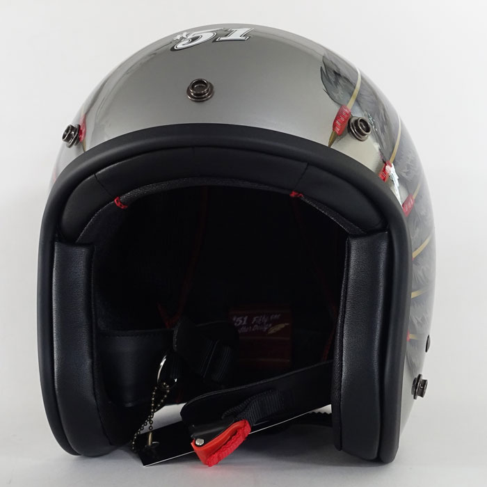 IWAKI Fifty one Feather Design | ジェットヘルメット | 72JAM ジャム