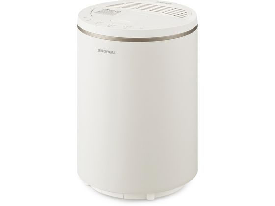 アイリスオーヤマ 丸洗いスチーム加湿器400mL ホワイト AHM-MHU40A-Wが