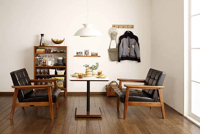 送料無料】カリモク60 Kチェア2シーター スタンダードブラック - ー