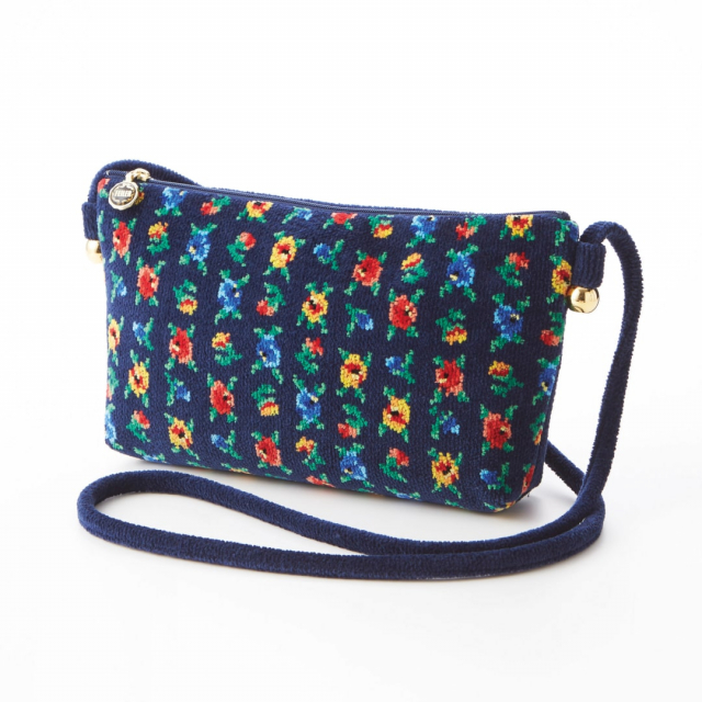 FEILER(フェイラー) カリーナ ショルダーバッグ(ネイビー)[CA-220029