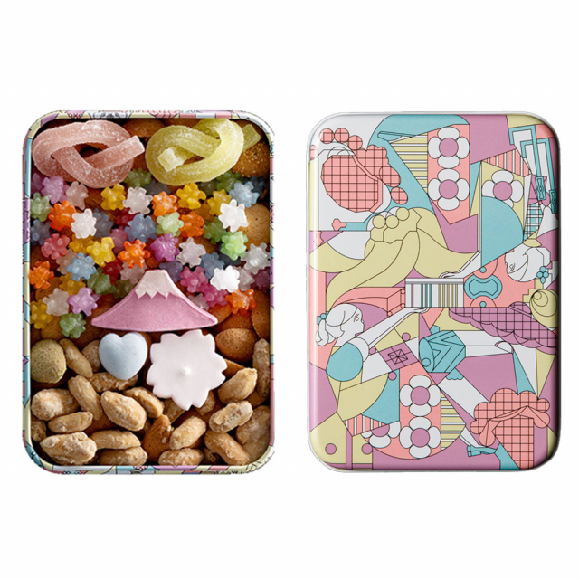 銀座菊廼舎(きくのや) 登録商標 冨貴寄(ふきよせ) 135周年限定缶 春の