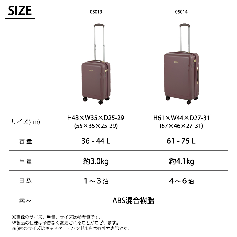 送料無料 正規品 スーツケース エース ACE hiromichi nakano リーヴァ