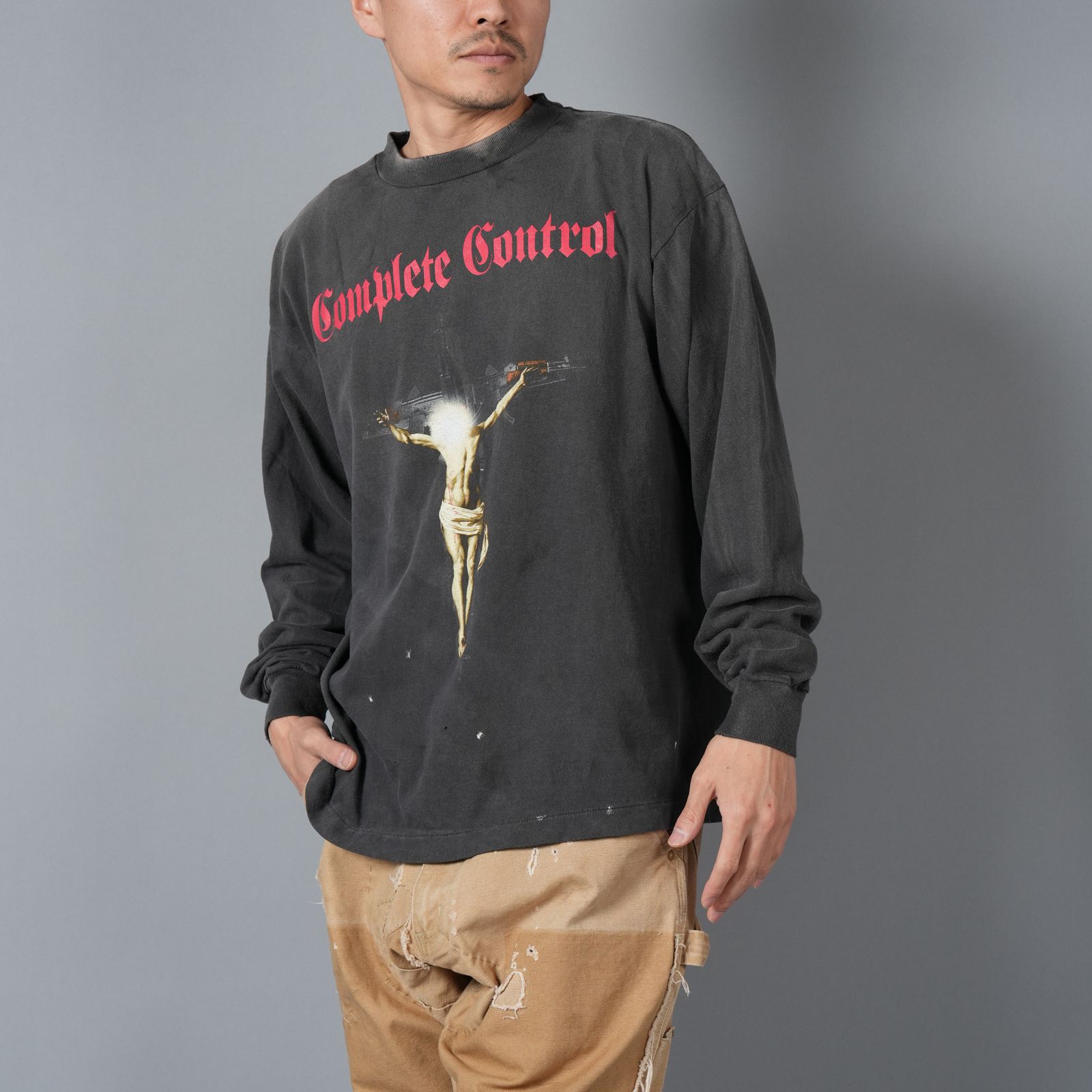 SAINT M×××××× - 【ラスト1点】【コラボ】SM-HR8-0000-C26 / KK_LS TEE