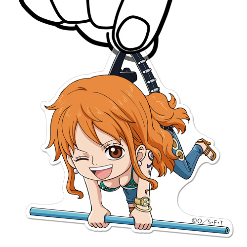 ナミ アクリルつままれキーホルダー [ワンピース] | キャラクター公式