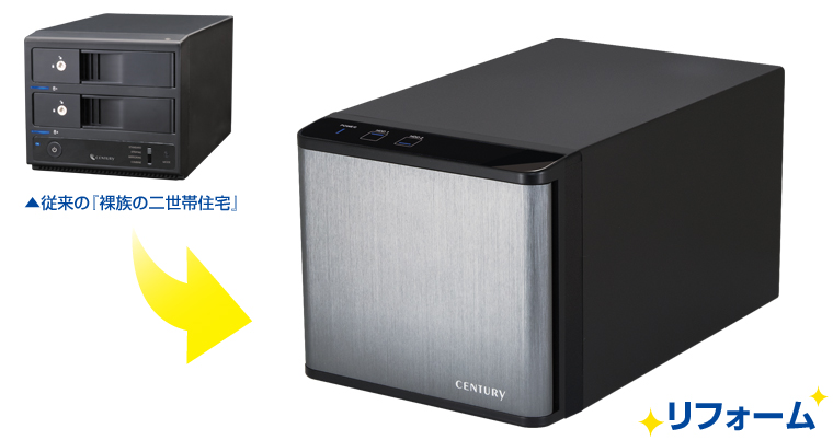 販売終了】 裸族の二世帯住宅リフォーム (CRNS35U31CRF