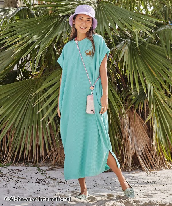 ワッフルワンピース【ALOHA MAPUA】(WHITE): 『Kahiko(カヒコ)』公式通販