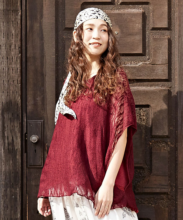 アミアミポンチョ(RED): 『チャイハネ』公式通販