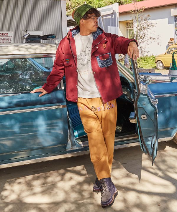 ネディラメンズパンツ【Amina×grn】(NAVY): 『チャイハネ』公式通販