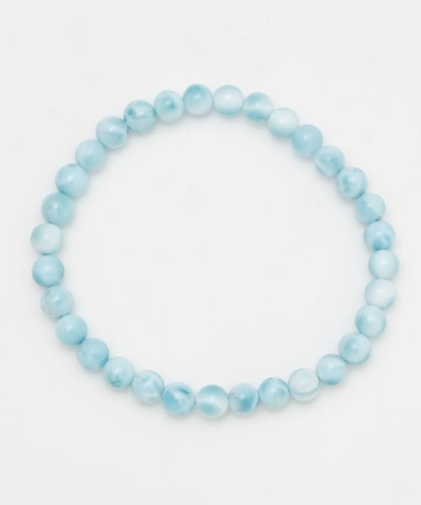 ラリマーブレスレット 6mm(ﾄﾞﾐﾆｶ共和国): 『岩座(いわくら)』公式通販