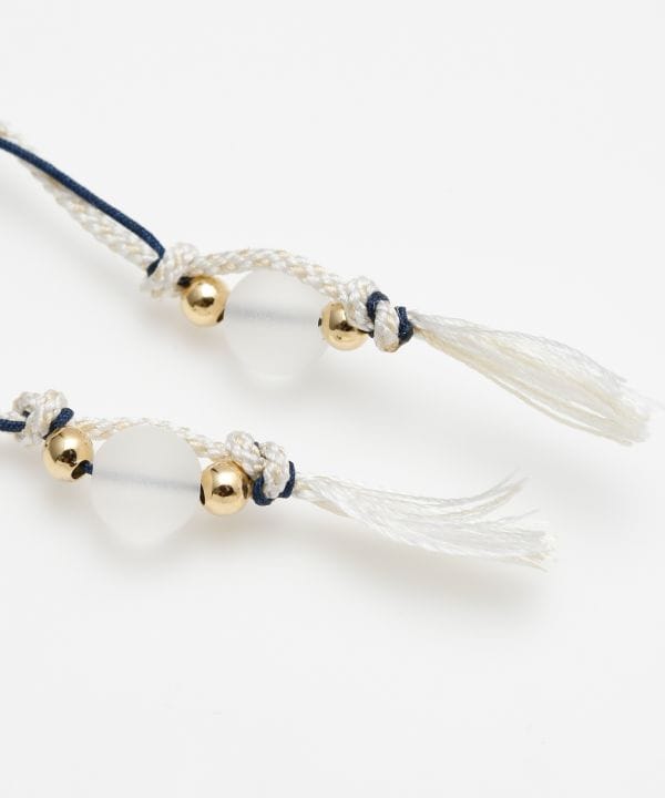 十二月師走】産石絹紐ブレスレット(TURQUOISE): 『岩座(いわくら