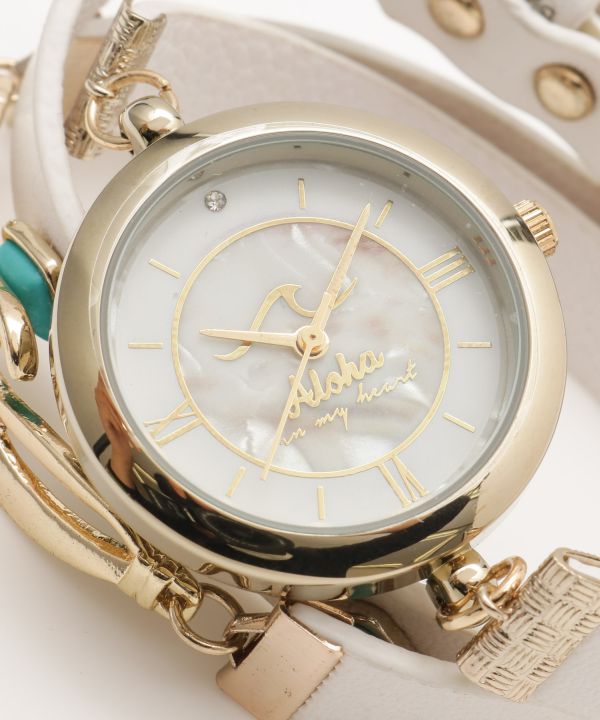 レザーターコウォッチ ゴールド(WHITE): 『Kahiko(カヒコ)』公式通販