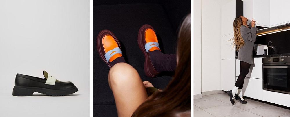 CAMPER WALDEN ドレスシューズ ローファー 35 レザー 厚底 Walden Green Formal Shoes for Women - Autumn / Winter collection