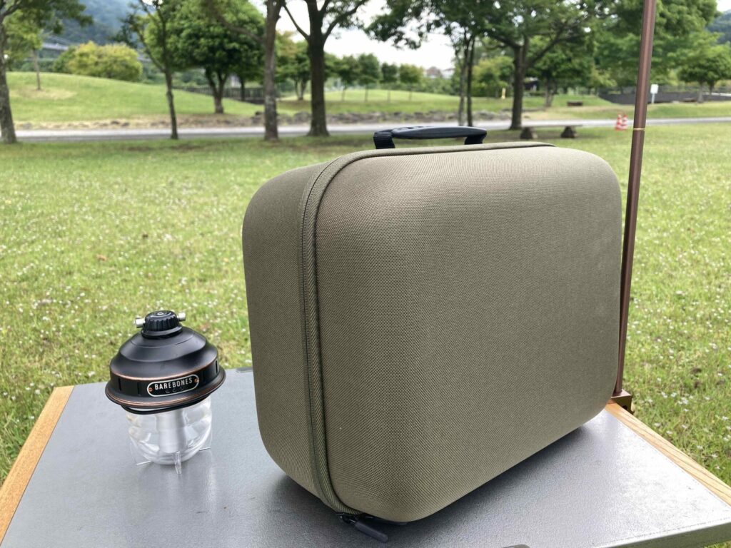 HAGOOGI『ポータブル扇風機』が収納ケース付きでキャンプに最適