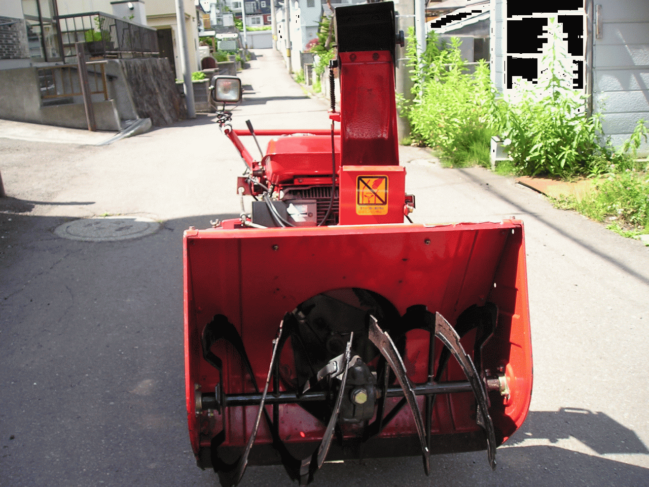 除雪機 ヤンマー 8馬力除雪機 YSR80X バッテリー新品交換済み