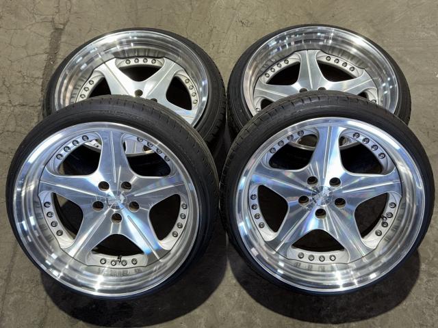 札幌の19インチ×9.5J 10.5J 5H/114.3 F-13 R+0 レオンハルト オルデン