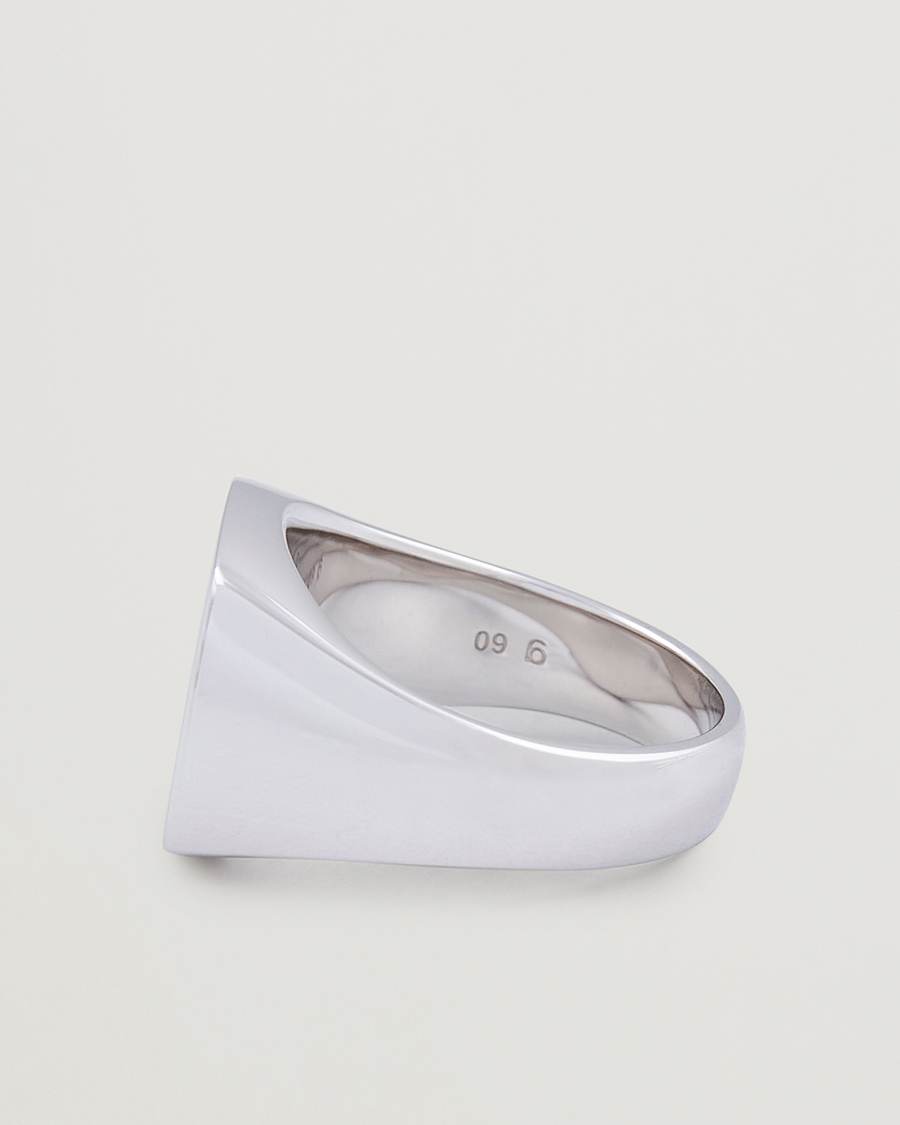 Tom Wood Mined Ring Large Diamond Silver at CareOfCarl.com