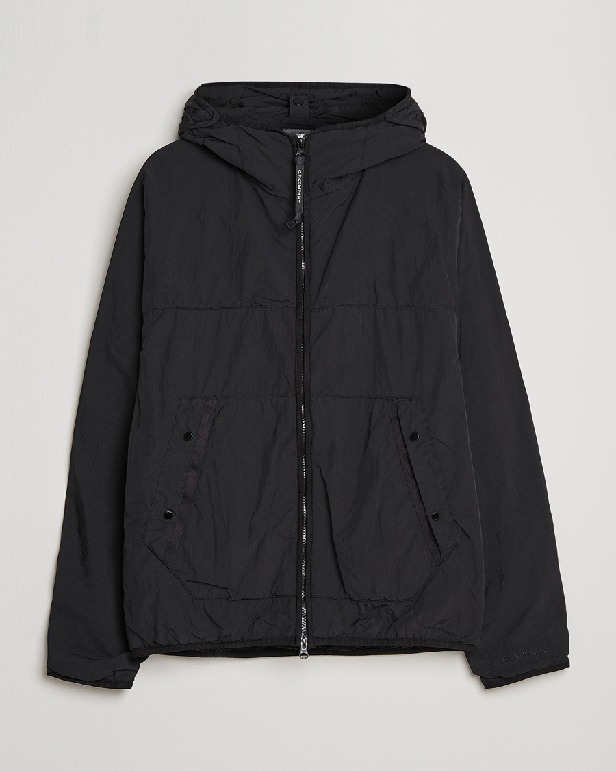 C.P. Company Polartek G.D.P.Nylon Hood Jacket Black at CareOfCarl.com