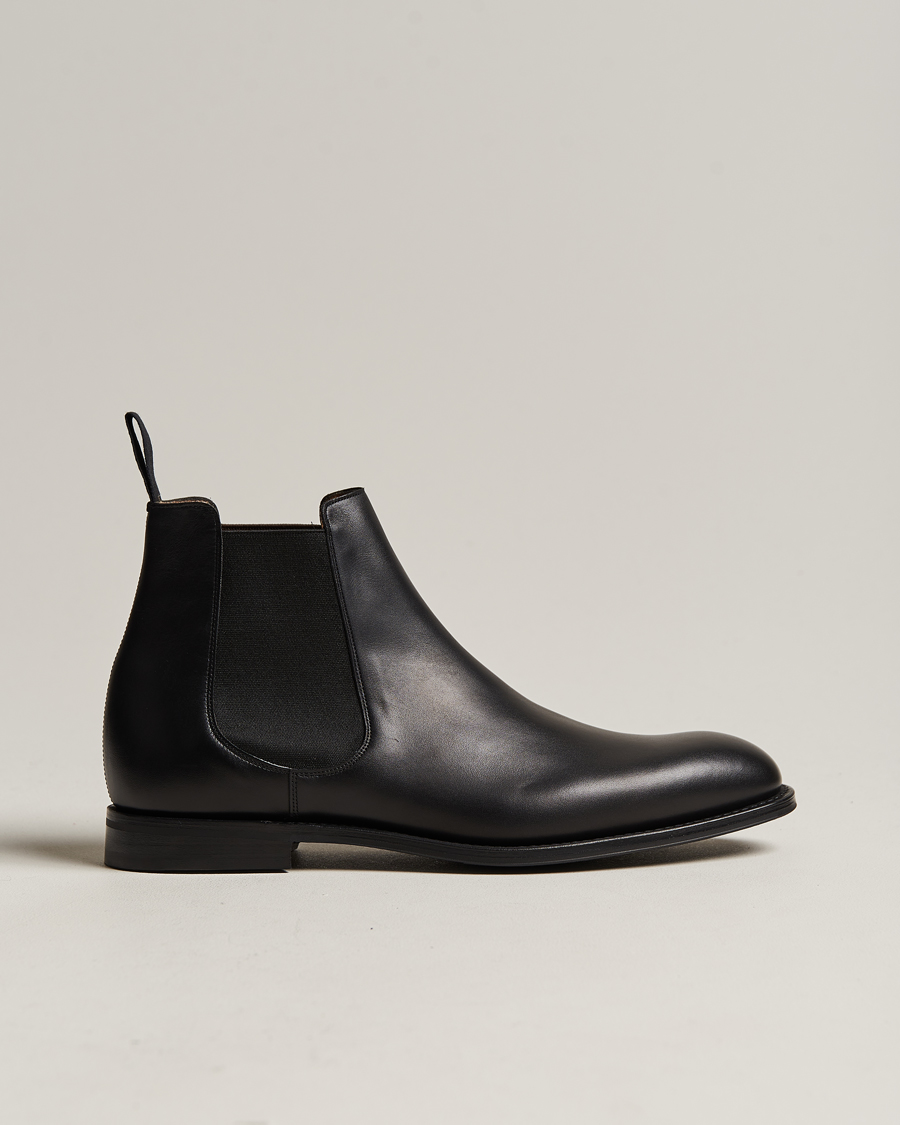 Church's Amberley Chelsea Boots Black Calf at CareOfCarl.com
